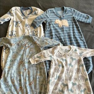 Carters 3-6 month fleece sleepers